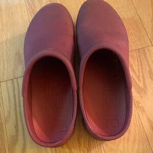 Dansko Casual Red Slip-On Clogs